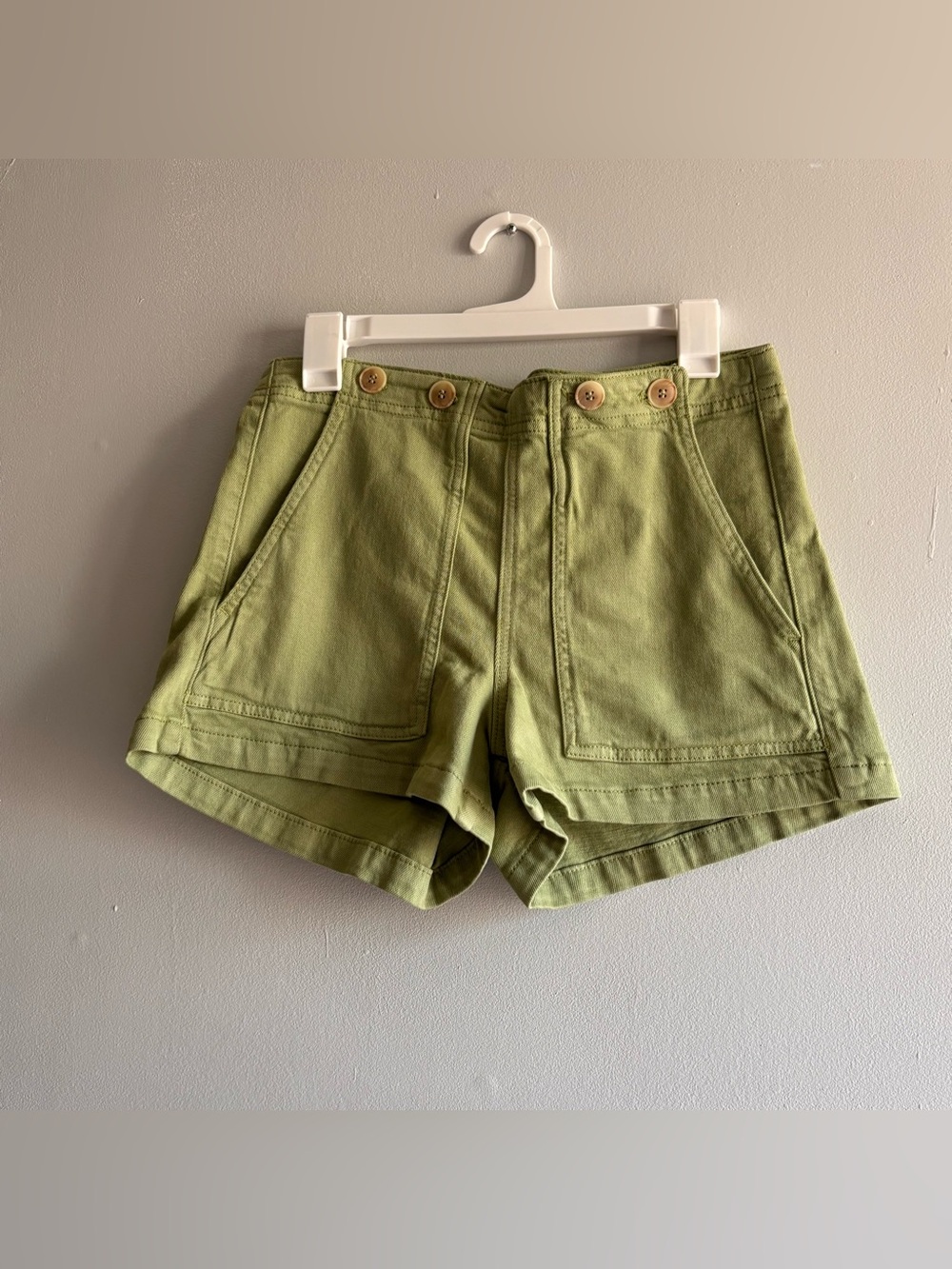 SOLD Anthropologie The Kit High Rise Utility Shorts by Pilcro Sz 28